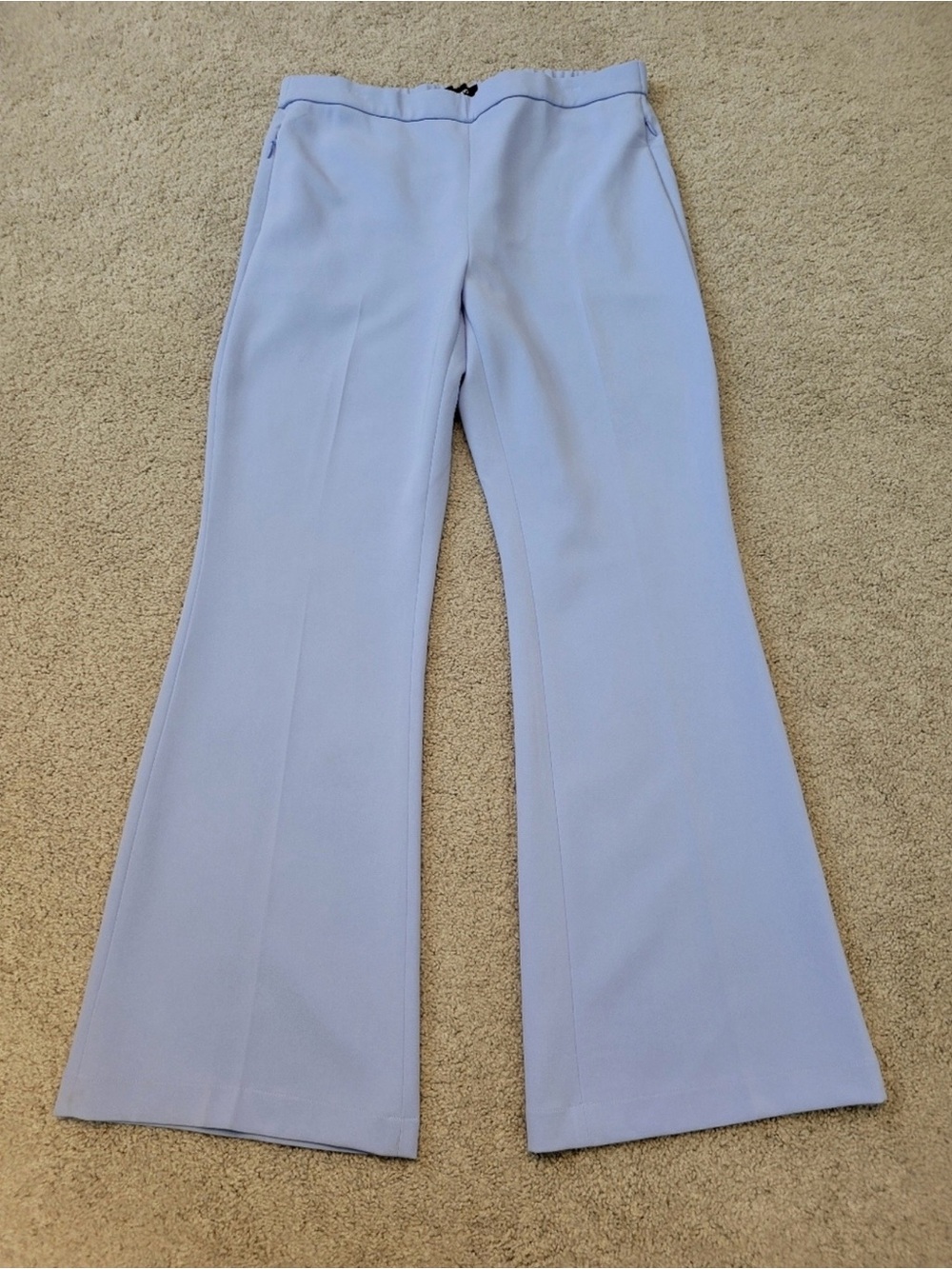 Theory Lavender Boot-Cut Trouser Pants - Picture 3 of 16